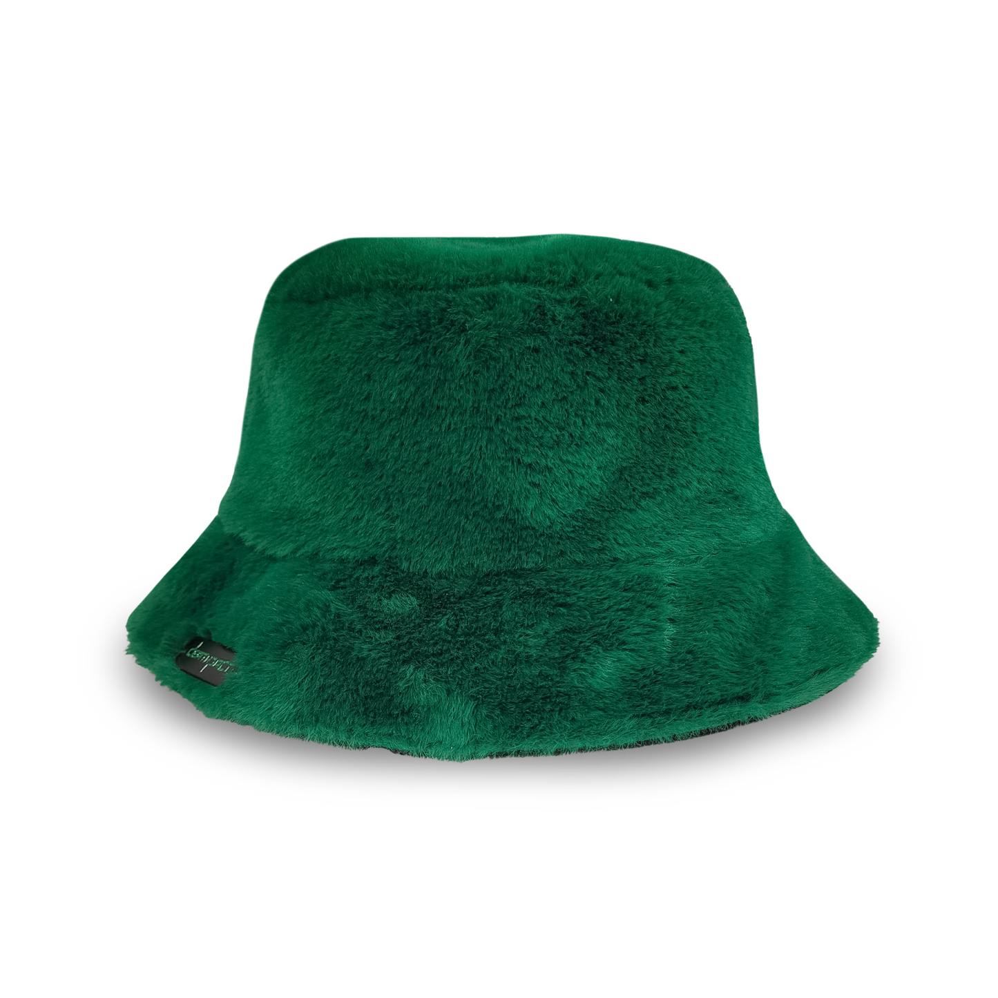 DEATHPACT - Green Fuzzy Reversible Bucket Hat