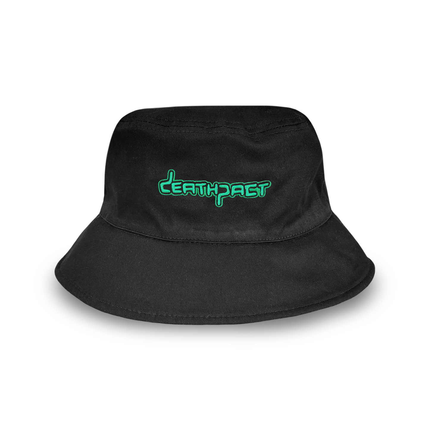 DEATHPACT - Green Fuzzy Reversible Bucket Hat