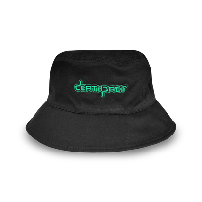 DEATHPACT - Green Fuzzy Reversible Bucket Hat
